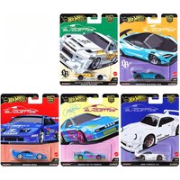 In stock Hot Wheels Premium Car Culture SILHOUETTES Boys Toys 1:64 Diecast Porsche Mazda Nissan Skyline McLaren Birthday Gift