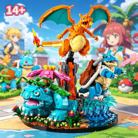 2026 6838pcs New Game Venusaur Charizard Magical Elf Pet Pocket Blastoise Building Blocks Model Toys For Birthday Festival Gifts image 4