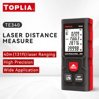 TOPLIA Laser Rangefinder 40M Digital Tape Measure High Precision Laser Distance Meter Digital Roulette Range Finder