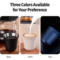 OANKR Stainless Steel Insulated Coffee Mugs 80ml 160ml Double Wall Coffee Cups, Shatterproof Cups for Cold and Hot Drinks