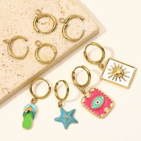 10pcs/lot Stainless Steel French Earring Hooks Lever Back Earring Round Hook Ear Wire DIY Earrings Making Jewelry Findings