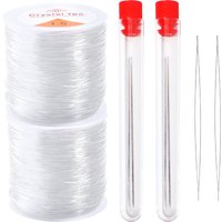 0.5-1.5mm Elastic Crystal Line Elastic String Cords With Beading Needles Kits For DIY Bracelet Beaded Jewelry Tools Accessories
