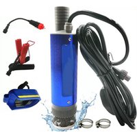 Lithium Battery Cordless 12V 24V Diesel Pump for Water Transfer 40 L Min Flow 38 mm Inlet 19 mm Outlet 2.4 m Cable
