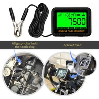 Motorcycle Digital Tachometers Hour Meter Clocks LCD Counter For ATV Snowmobile Boat Generator Instruments Accessories