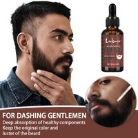 Natural Beard Growth Oil Sandalwood Scent Hydrates Repairs Skin Roots Fuller Thicker Styling Beard Care for Men