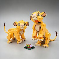 Party Gift Cute Cartoon MOC-Baby Lion Animal Creative Model Toy Birthday Set