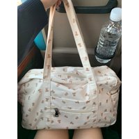 Little Bear Cute Carry On Travel Bag Zipper Large Capacity Carvans Weekender Duffle Bags School Style Sweet Sports Fitness Bags