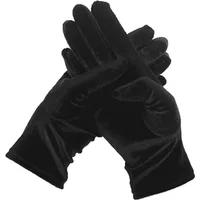 AliExpress NIUPOZ Fashion Sexy Women Gold Velvet Leopard Gloves Spring autumn Animal Print Women Full finger Elasticity Cycling Driving Gloves H61