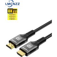 8K HDMI 2.1 Cable 48Gbps Ultra High-Speed 60Hz 120Hz HDMI 2.1 Cable Compatible for PC, PS5, TV, and Projector