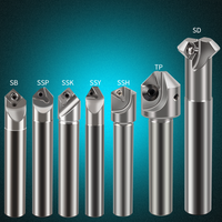 Chamfering Cutter Lathe End Mill Milling Knife SSP SSK SSY SSH TP45 TCMT Chamfer End Milling Cutter CNC Tool Holder
