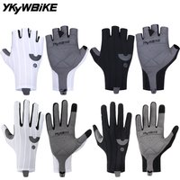 AliExpress YKYWBIKE Cycling Gloves Woven Aerodynamic Striped Bicycle Sports Gloves Anti-Slip Riding Gloves Shock-absorbing Road Bike Gloves