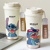 Cartoon Stitch 530ml 316 Stainless Steel Coffee Cup With High Appearance Level Portable Insulation Insulatiodouble-Drinking Cup