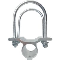 Fiberglass Antenna Mounting Clamp U-bolt Pipe Clamp Pipe Holder Inner Diameter 25.5mm Sleeve U-bolt Bracket