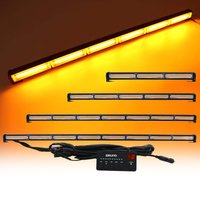 35 "41" 58 "COB LED rouge bleu ambre voiture lumière de secours conseiller de la circulation véhicule barre lumineuse stroboscopique avertissement lampe clignotante 26 Modes