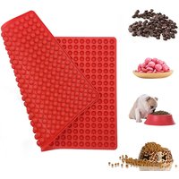 468 Mini hemispherical hole Mold Microwave Oven Pad Kitchen Drainage mat soft Silicone Mold making dog food Chocolate Candy Mold
