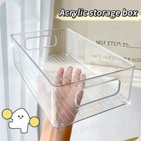 1PCS/3PCS 2026 new Clear Stackable Refrigerator Organizer Bins - Food Storage Containers for Fruits, Vegetables, Drinks, Pantry