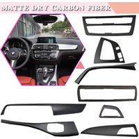 Dla BMW Serii 1 2 F20 F21 F22 F23 M2 F87 Matowy Panel Konsoli Środkowej Deski Rozdzielczej z Prawdziwego Włókna Węglowego Akcesoria Samochodowe