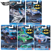 New Hot Wheels HDG89 Silver Series Batman Batmobile & Batwing 1:64 Scale Diecast Car Model DC Comics Riddler Collection Gift Toy