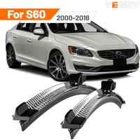 For Volvo S60 2000-2018 2001 2004 2005 2009 2010 2011 2012 2013 2014 2017 2pcs Front Windshield Wiper Blades Windscreen Wipers