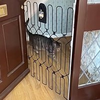 New Metal Retractable Pet Gate Anti-Cat Dog Fence Indoor Outdoor Safety Barrier For Stairway Doorway