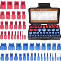 AliExpress NONE Thread Checker Gauge Set Nut Bolt Thread Identifier 52PCS/44PCS Metric & Inch Screw Pitch Gauge for Car Bike Repair Tools