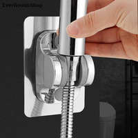 New 1PC Wall Mounted Strong Adhesive Shower Head Bracket Abs Waterproof Adjustable Bathroom Shower Bracket Easy To Install Base