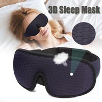 3D Sleep Mask Blindfold Sleeping Aid Eyepatch Eye Cover Sleep Patches Eyeshade Breathable Face Mask Eyemask Health Care for Rest