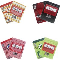 3.5G Aluminium Coating Wateproof Smellproof Planar Zip Lock Bag Resealable Mylar Pouch Food Powder Storage Pouches Plastics Bags