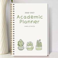 2026-2027 A5 Weekly & Monthly Planner – Jan 2026 to Dec 2027 Spiral Organizer with Calendar & Notes, School & Office Supplies