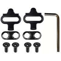 AliExpress NONE Universal Mountain Bike Shoes Cleats For Shimano SH51 SPD MTB Steel Cleats Multi-Release Spd Pedal Cycling Shoes Clips Set