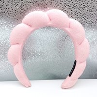 Retro Puffy Hair Band Sponge Headbands for Women Velvet Cloth Padded Girls Makeup Hairband Beauty Fashion Hairband Accessories