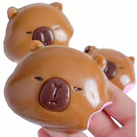 Squishy Capybara Squeeze Stress Toy Lovely Soft Relief Relax Toys Cute Fast Rebound Decompression Doll Birthday Anti-stress Gift
