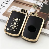TPU Car Remote Key Case Cover Shell for Toyota RAV4 Highlander Auris CHR Avalon Land Cruiser Corolla Camry Protected Fob Bag