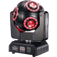 LED Moving Head 8x15W RGBW 4in1 With Halo RGB 3in1Football Light 360 ° Infinite Rotation Beam Strobe Dj Bar DMX 512 Stage Effect