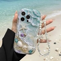 Beach Seashell Starfish Phone Case For Samsung Galaxy S25 S26 S22 S23 Ultra Plus S24 FE A56 A55 A37 A36 A27 A26 A16 Soft Cover