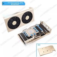 5700/5700XT Heat Sink with Backplane Graphics Card Heat Sink 54 Hole Spacing