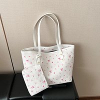 2pcs/set Fashion Women's Shoulder Bags For Commuting, Daily Used, Shopping, Casual Tote Bag, Ladies Handbags With Purses