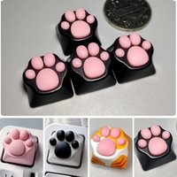 Cat Paws Keycaps For Mechanical Keyboard Animation Metal Custom Keycap Buttons Key Cap For Cherry Mx Switch Artisan keycaps