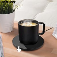 Coffee Cup Heater Mug Warmer USB Heating Pad Electic Milk Tea Water Thermostatic Coasters Cup Warmer For Home Office Desk DC 5V