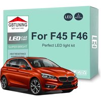 6Pcs Car Accessories For BMW 2 Series F45 F46 Active Tourer Gran Tourer 2014-2018 Canbus Vehicle LED Interior Light Bulb Kit