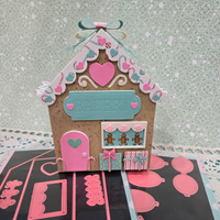 Bakery House Gift Box Metal Cutting Dies for DIY Scrapbooking, Album Paper Cards, Decorative Crafts, Embossing Die Cuts New 2025