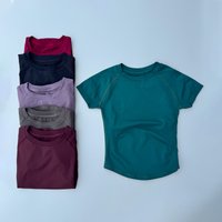 Women's Outdoor Sports Shirt Yoga Wear Fitness T-Shirt Running T-Shirt Workout Top Female Sportswear Exercise Clothing Vest