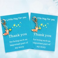 1/2/3/5/10Fox Star Series Keychain Pocket Hug Card-Portable thank-you gifts for family and friends,Very suitable for anniversari