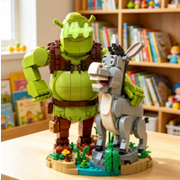 Nouveauté 2026 en stock : 1403 pièces Shrek Film Classique – Blocs de Construction Créatifs, Modèle d'Exposition, Édition de Collection, Cadeaux d'Anniversaire pour Adultes