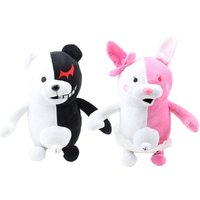 Dangan Ronpa Super Danganronpa 2 Monokuma Black & White Bear Plush Doll Toy Soft Stuffed Animal Dolls Children Christmas Gift