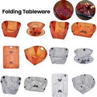 Outdoor Lightweight Folding Tableware Portable Bowl Dinner Plate Coffee Filter Funnel Water Cup Multi-purpose Camping Tableware