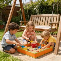 1PC Sand Table for Kids Sand Pool Toys Children Outdoor Sandbox Toys for Boys and Girl Sand Box for Garden Sand Beach Backyards