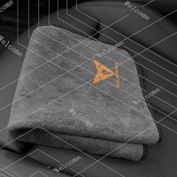 Car Wash Microfiber Towel Auto Emblem Cleaning Drying Rag Cloth Auot For Seat Cupra Raval Born Leon Formentor Ateca valve core