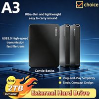 500GB 1TB 2TB For Toshiba A3 OEM Expansion Portable External HDD USB3.0 2.5 Inch Hard Disk Drive Box Storage Compact Pro New