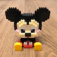 Disney Anime Princess Zootopia Building Blocks Stitch Mickey Mouse mini Action toy Figures Blocks Bricks Assemble Toys Gifts